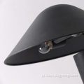 Matt Black All Metal Hat Lamp